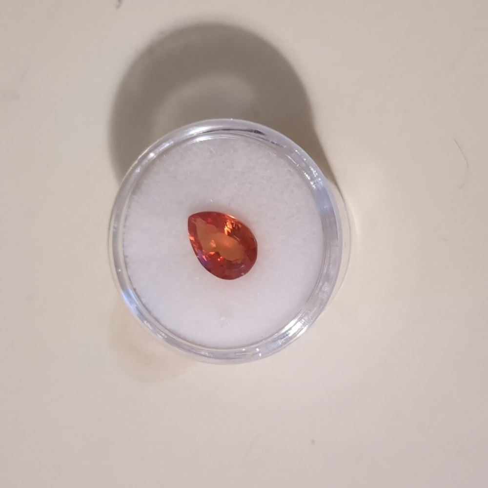 Created Orange Loose Sapphire